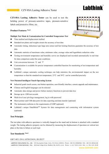 Lasting Adhesive Tester department Store|CZY.